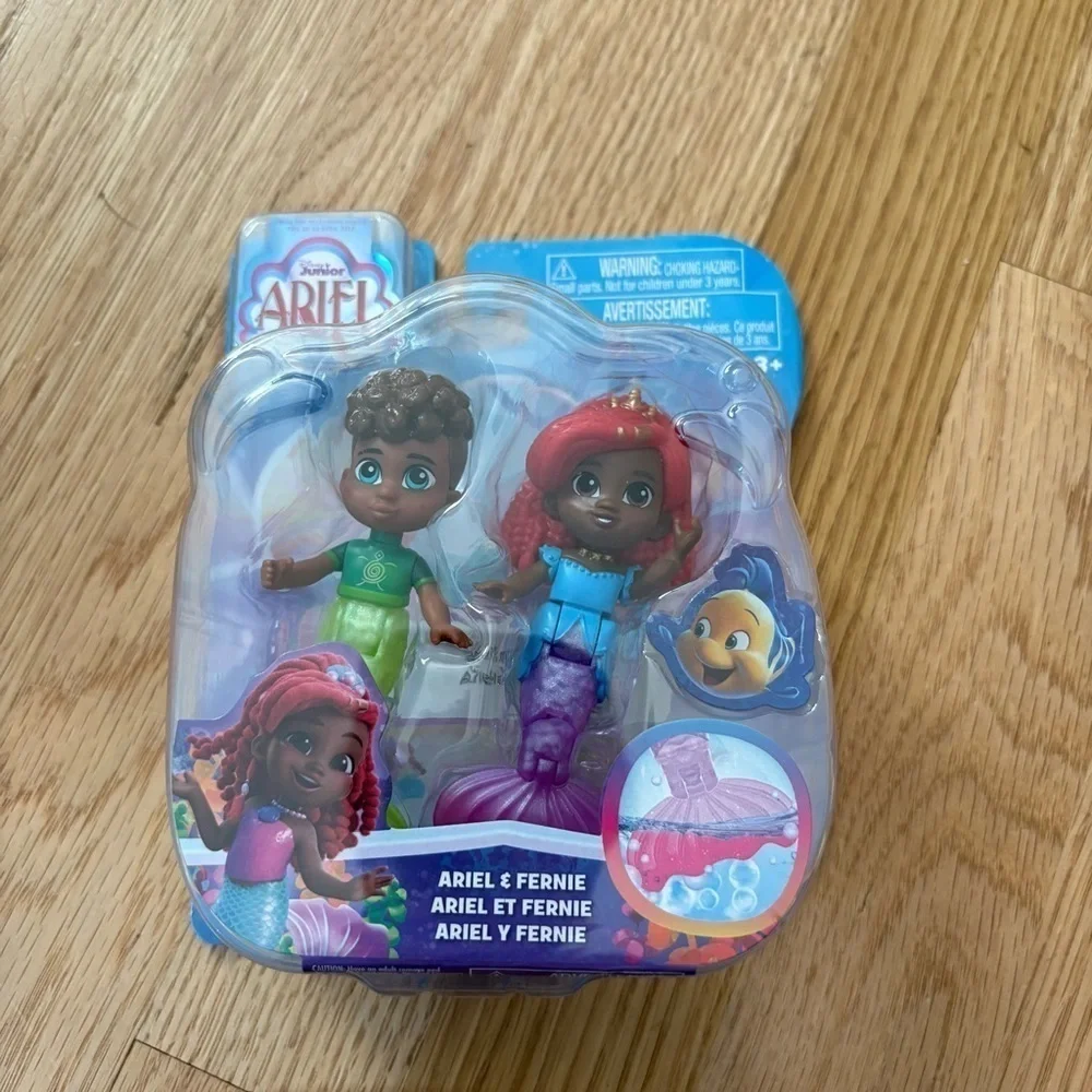 Disney Junior The Little Mermaid Ariel & Fernie Sea Surprise Figure Set NEW